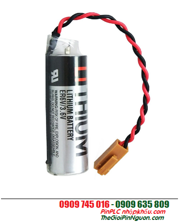 Toshiba ER6V; Pin PLC Toshiba ER6V lithium 3.6v AA2000mAh _Made in Japan 